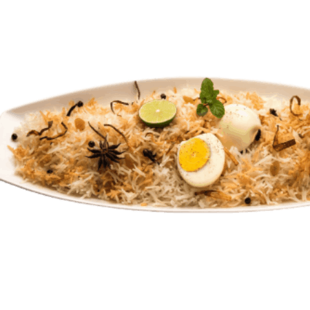 Egg Hyderabadi Dum Biryani (1)